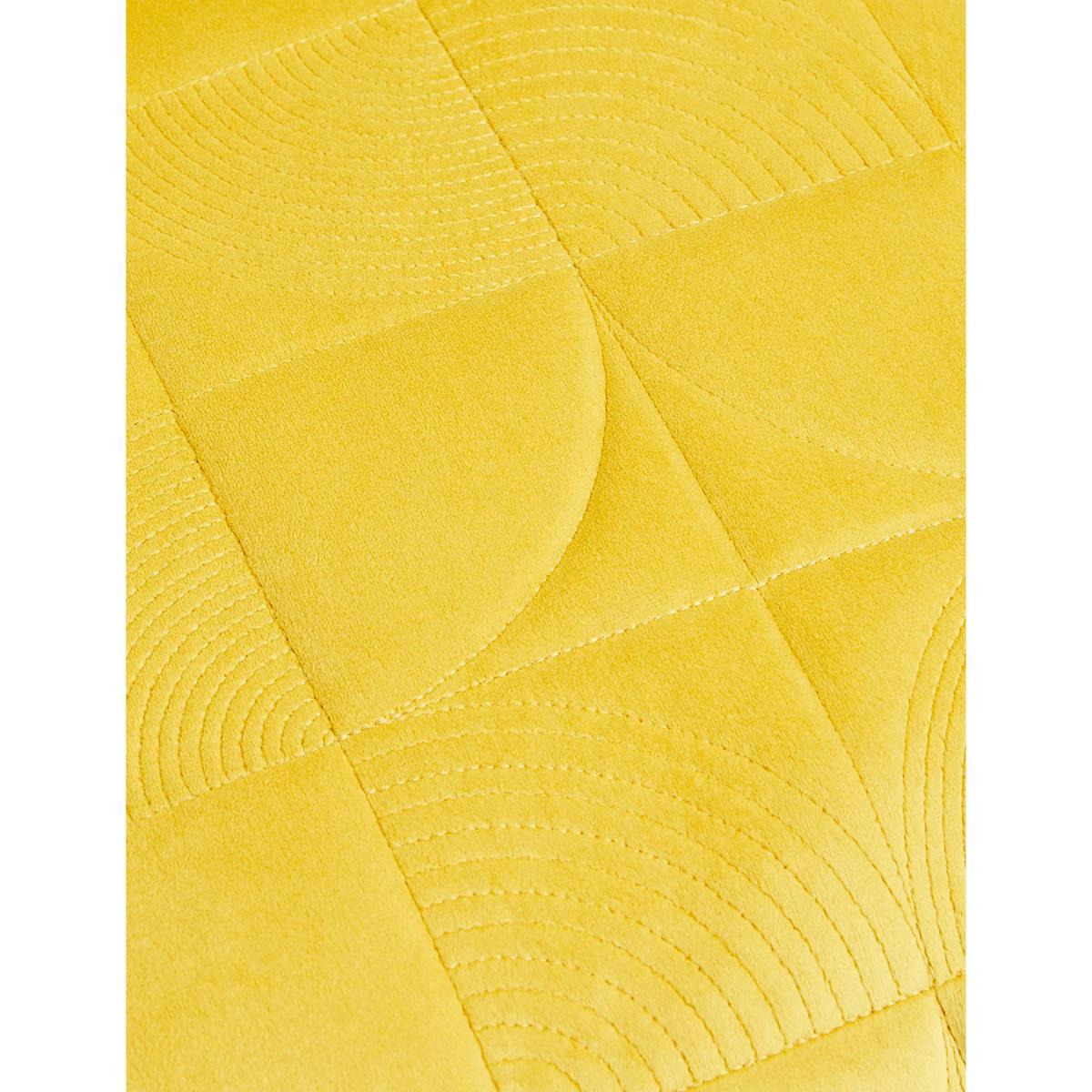 M&S Quilted Cushion - Ochre, Ochre – image 4