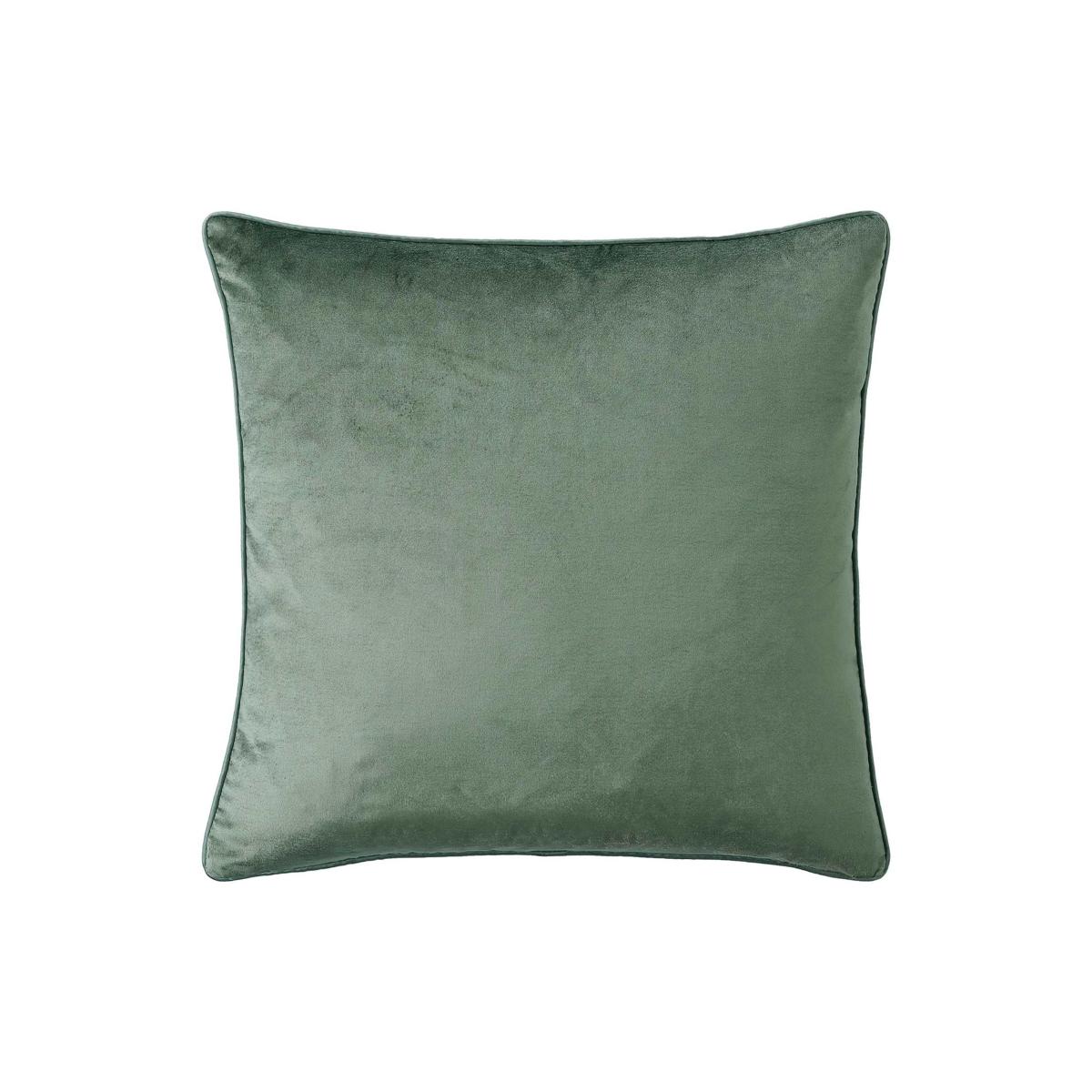 Laura Ashley Velvet Nigella Cushion Green – image 2