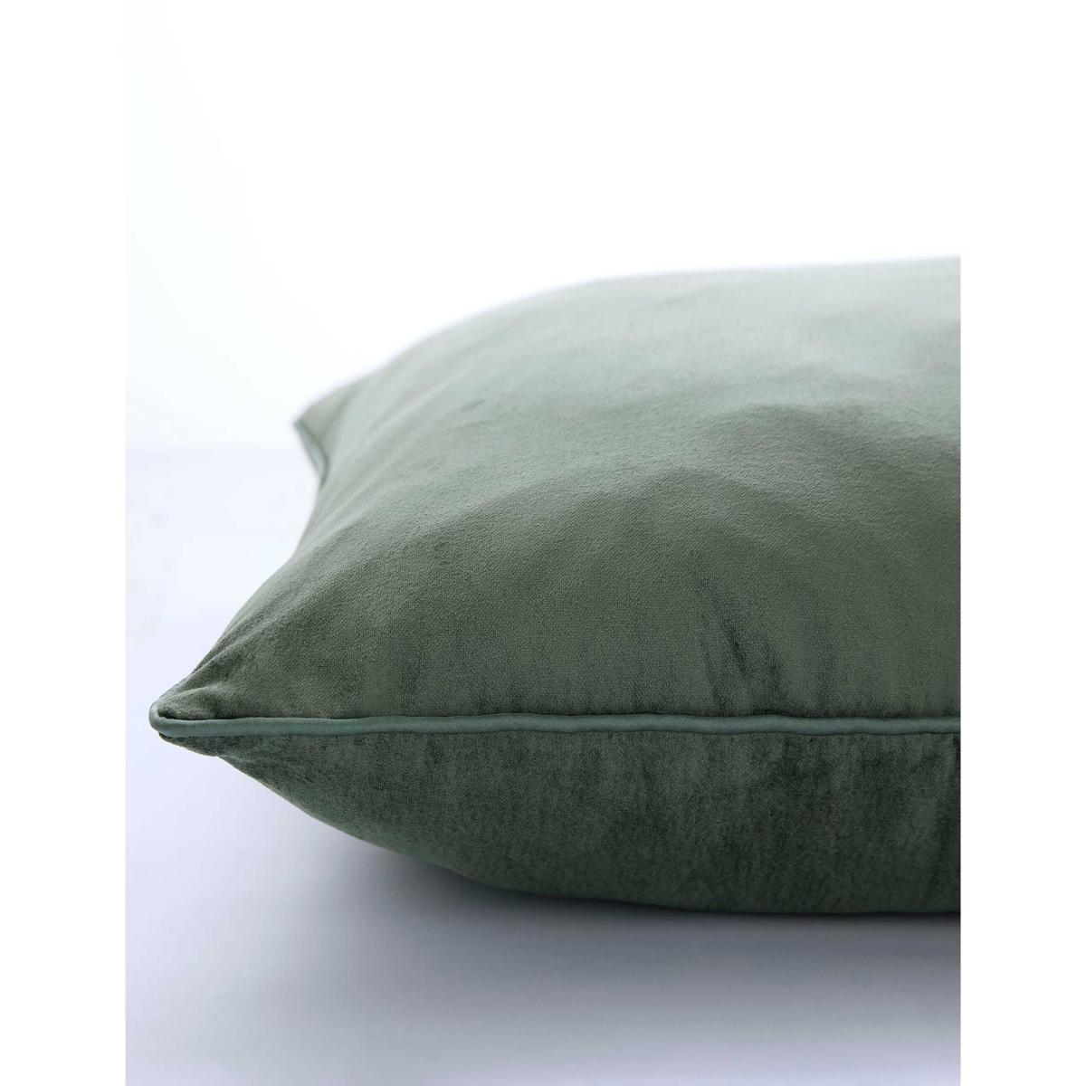 Laura Ashley Velvet Nigella Cushion Green – image 4