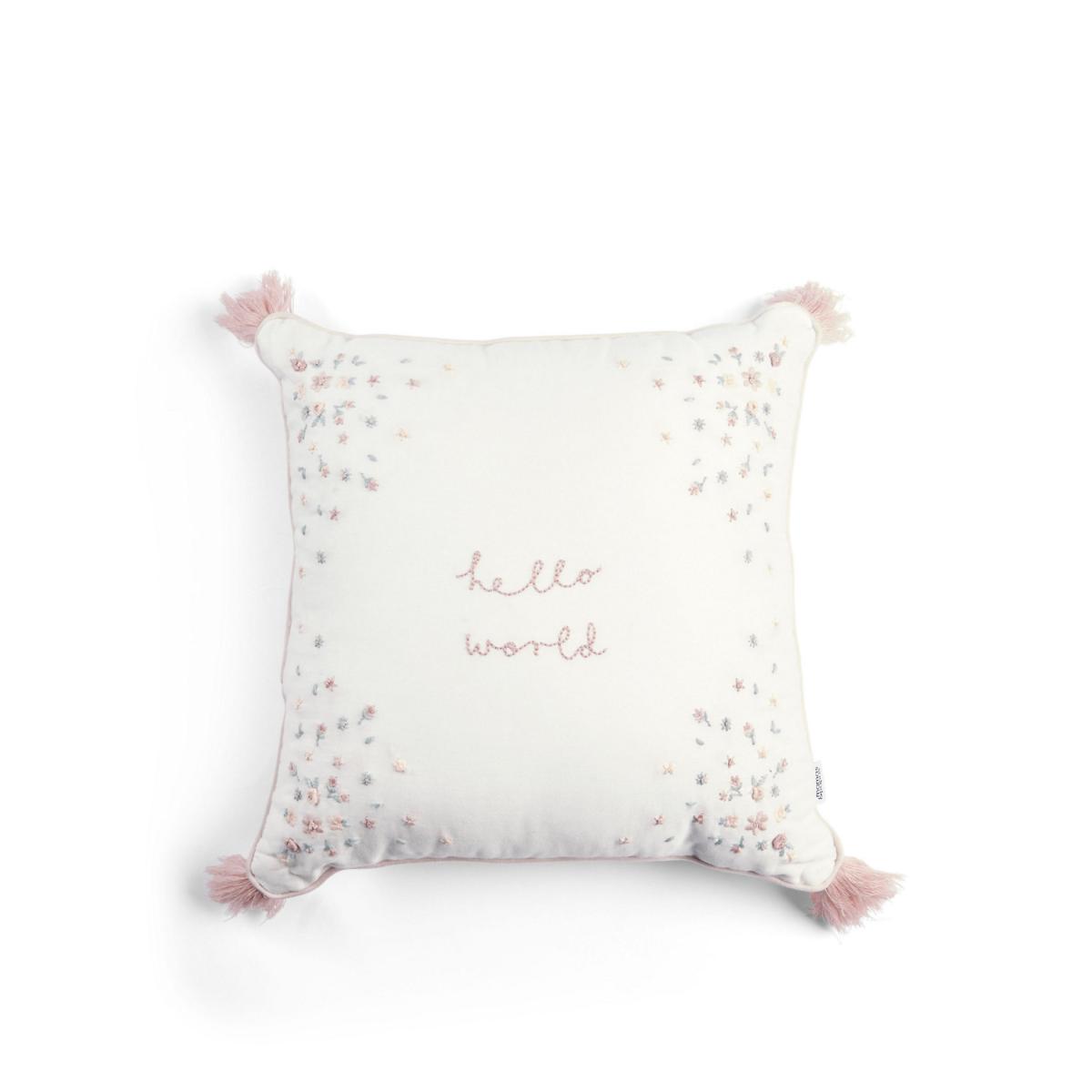 Mamas & Papas Welcome To The World Cushion - Pink, Pink – image 2