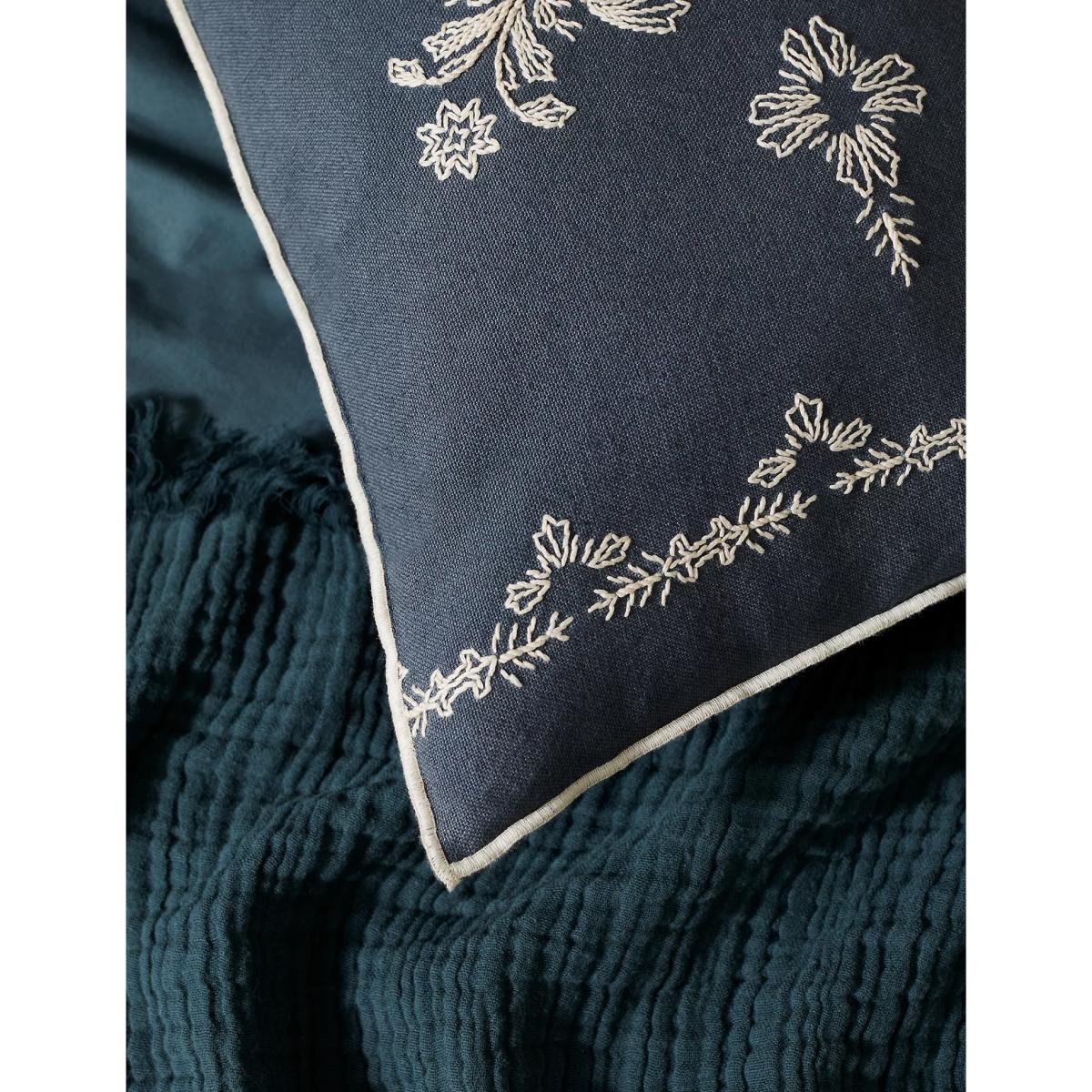 M&S X Fired Earth  Paris Collection Cabaret Bolster Cushion - Malm, Malm,Under The Waves – image 3