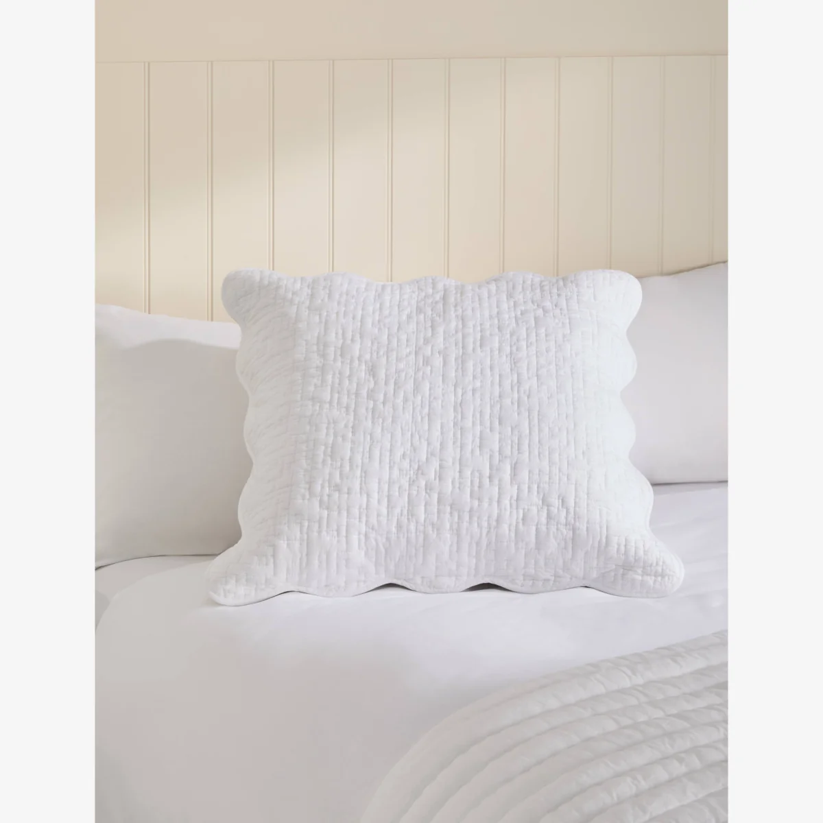 M&S Pure Cotton Cushion White – image 1