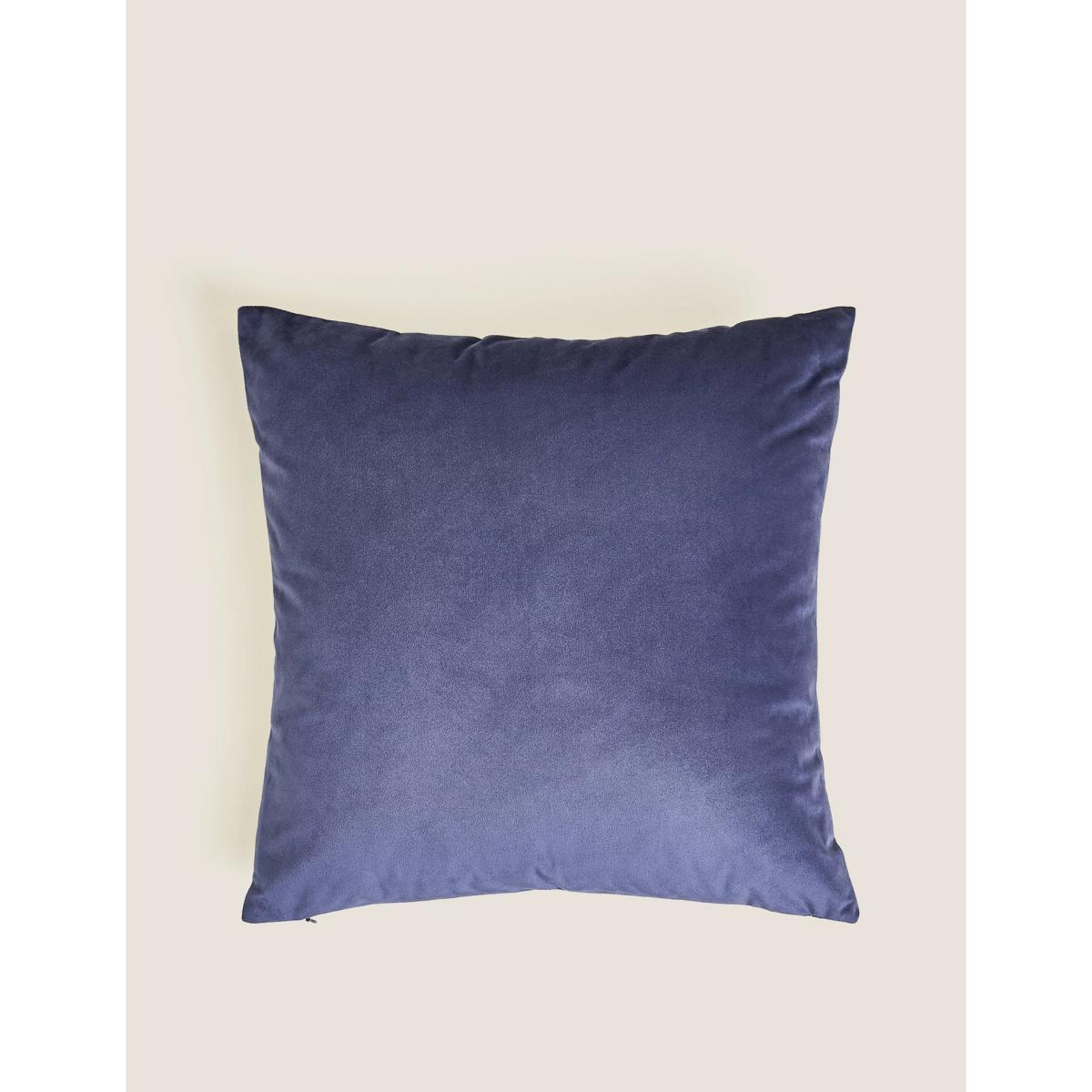 M&S Velvet Palm Print Cushion - Multi, Multi – image 3