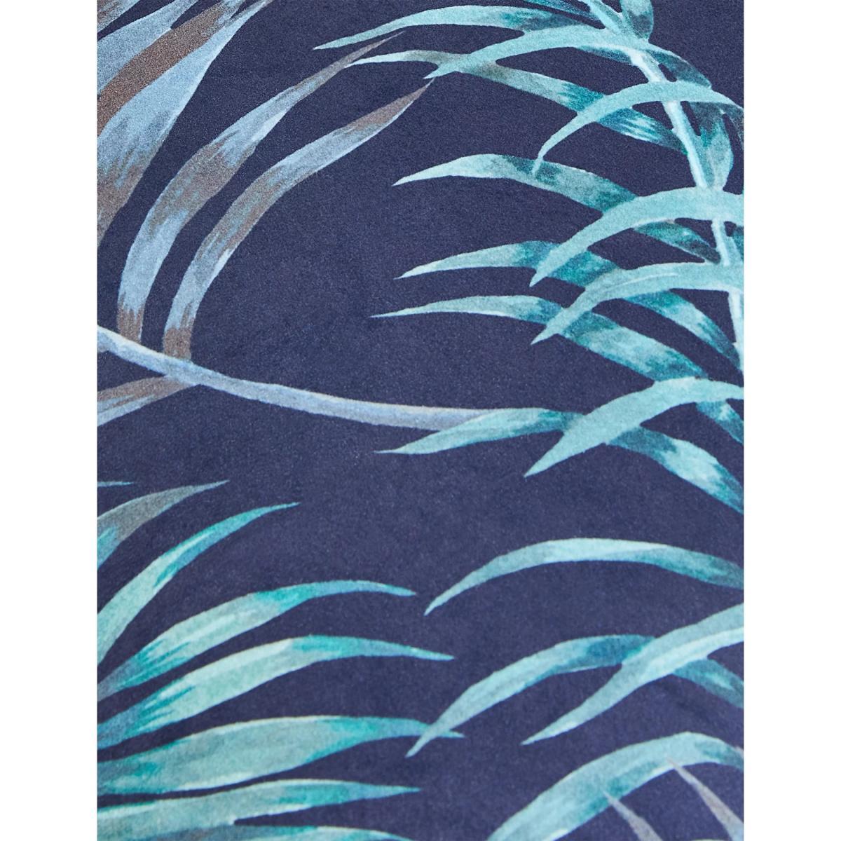 M&S Velvet Palm Print Cushion - Multi, Multi – image 4