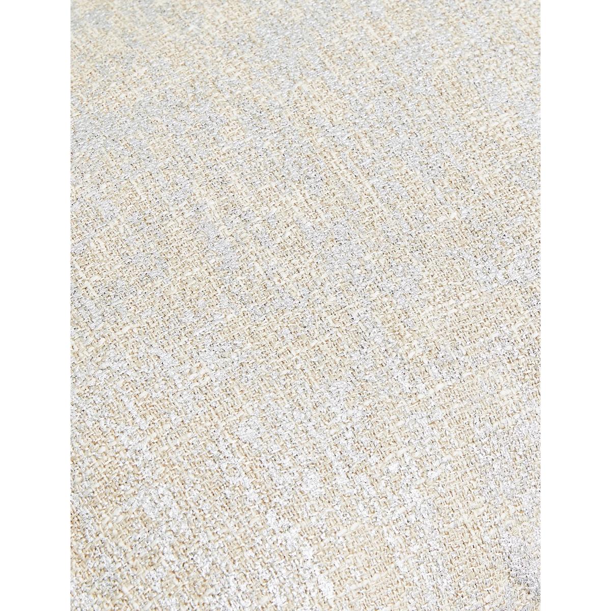 M&S Textured Metallic Cushion - Natural, Natural – image 3