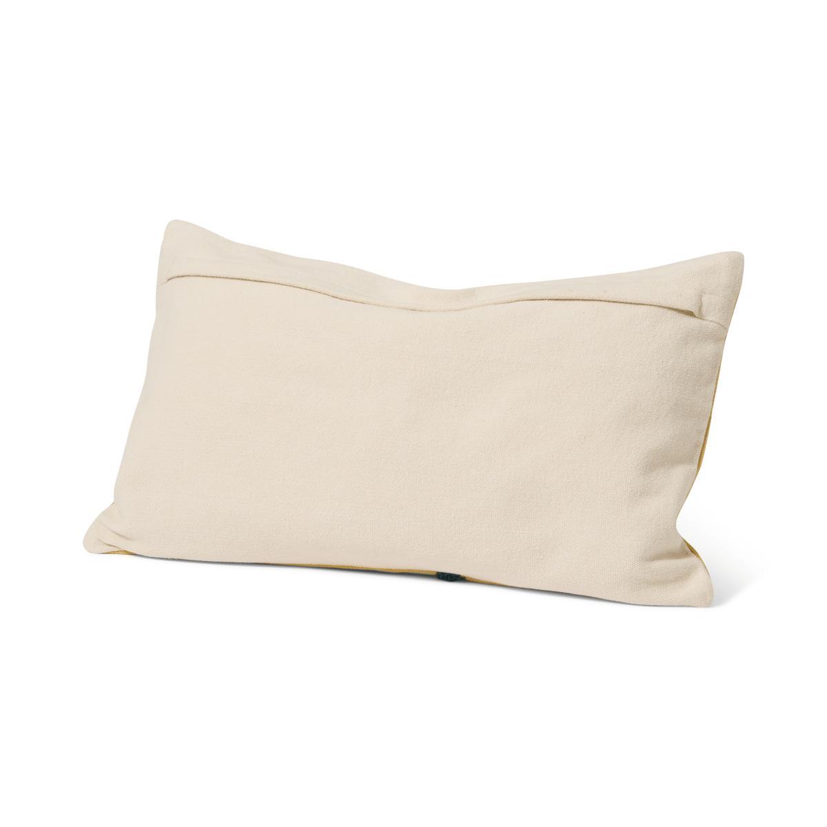 Azizi 100% Cotton Cushion, 40 x 55 cm, Yellow – image 5