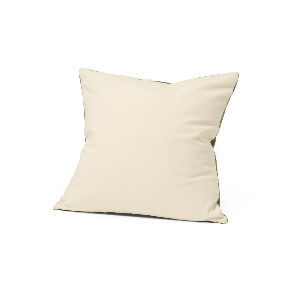 Nuwan Embroidered Cushion, 50 x 50 cm, Moss Green – image 5