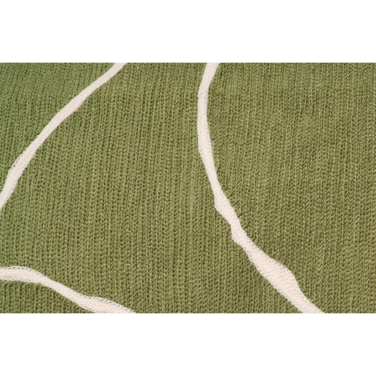 Nuwan Embroidered Cushion, 50 x 50 cm, Moss Green – image 6