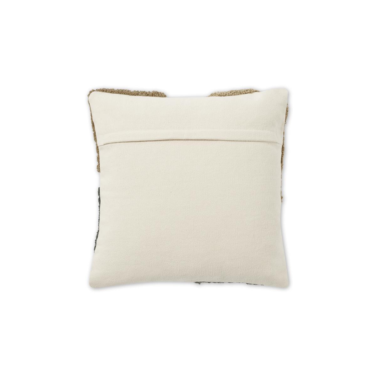 Mosie Tufted Cotton Cushion, 45 x 45cm, Natural – image 5