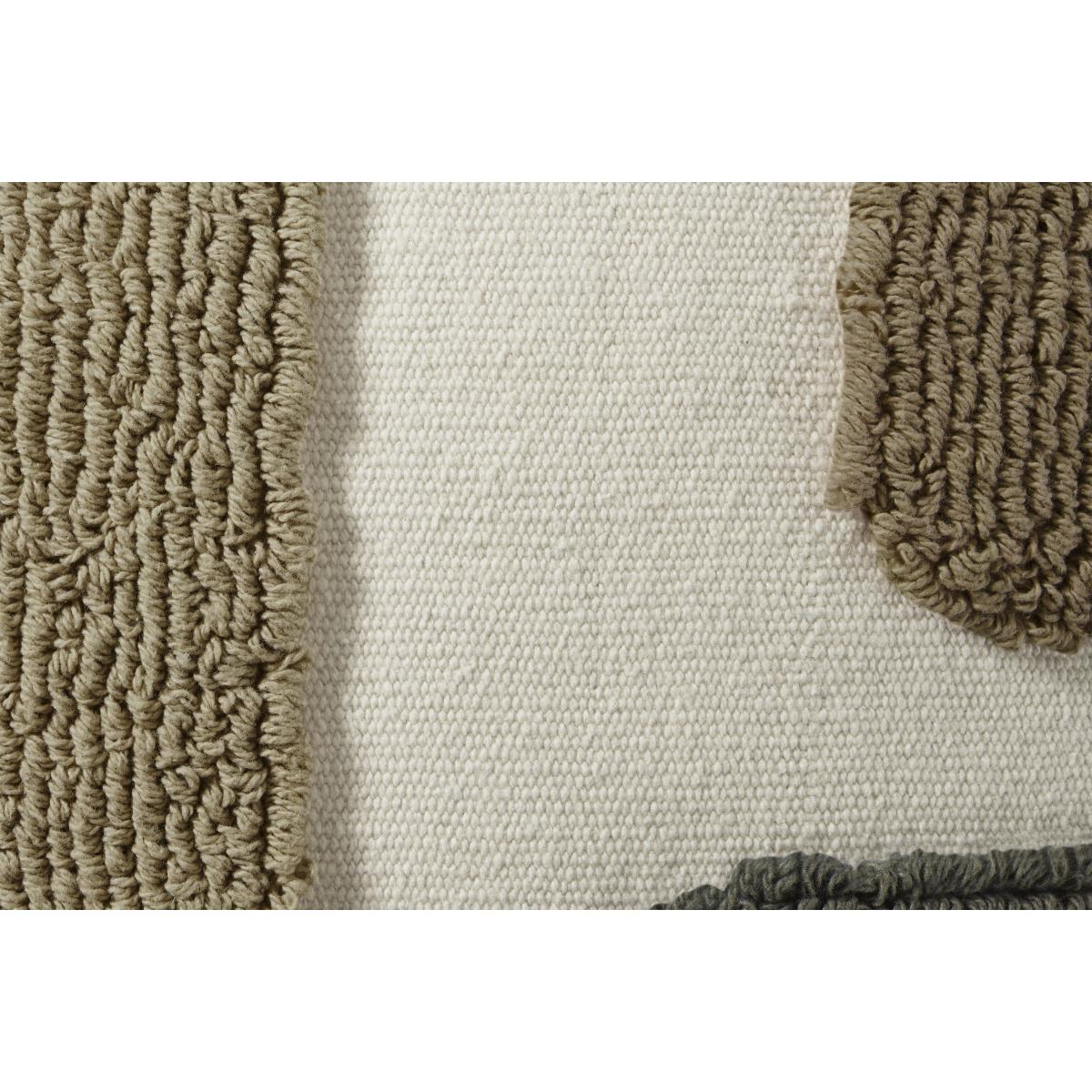 Mosie Tufted Cotton Cushion, 45 x 45cm, Natural – image 6