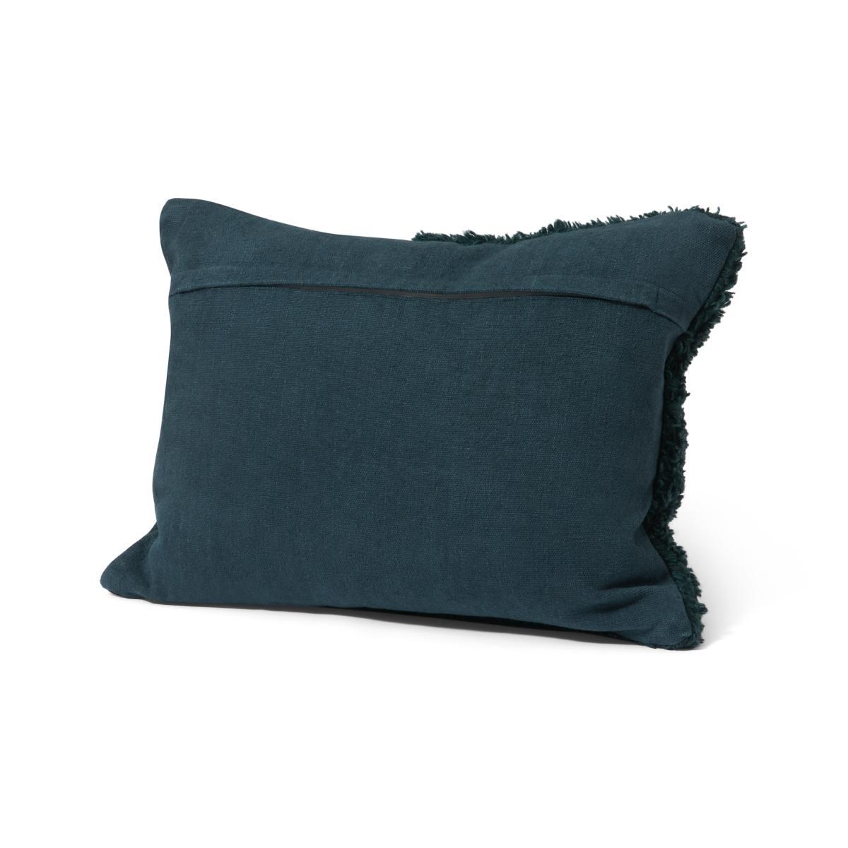 Bebeto Wool Cushion, 40 x 55cm, Navy – image 5