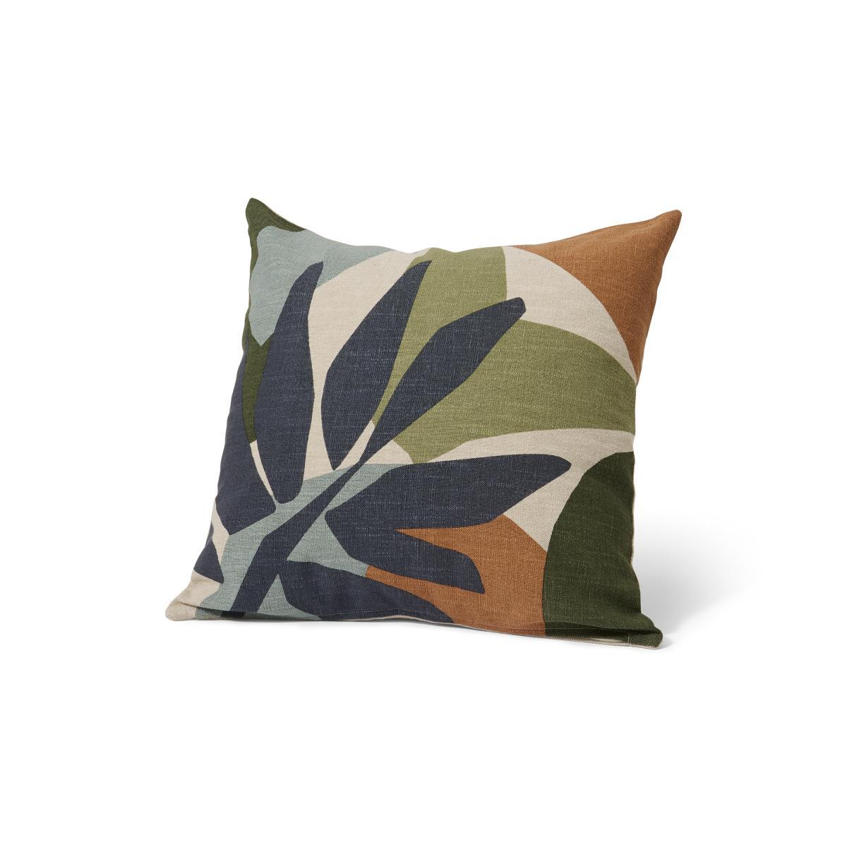 Humiya Linen Blend Cushion, 50 x 50cm, Multi – image 2