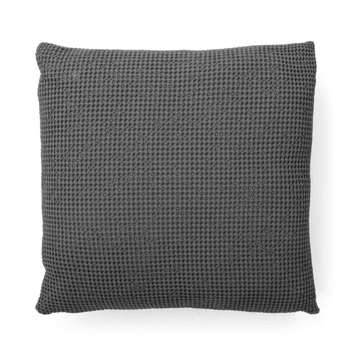 Grove 100% Cotton Cushion, 50 x 50cm, Charcoal – image 2