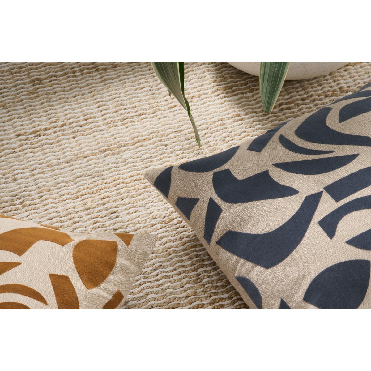Lafant Set of 2 Flocked Cushions, 50 x 50cm, Multi – image 4