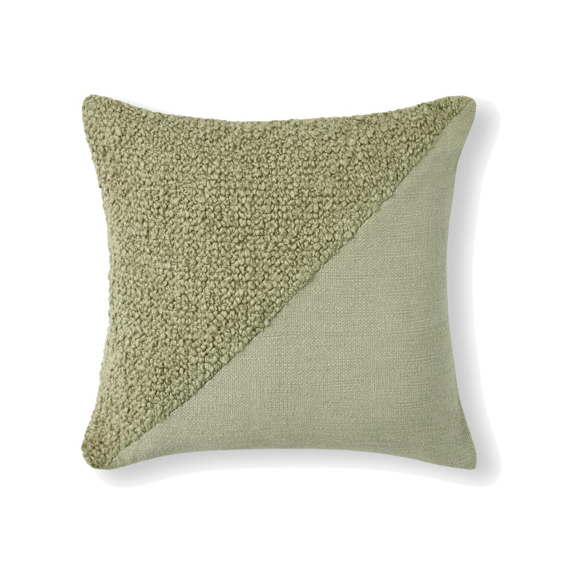 Opie Textured Cotton Cushion, 50 x 50cm, Green – image 1