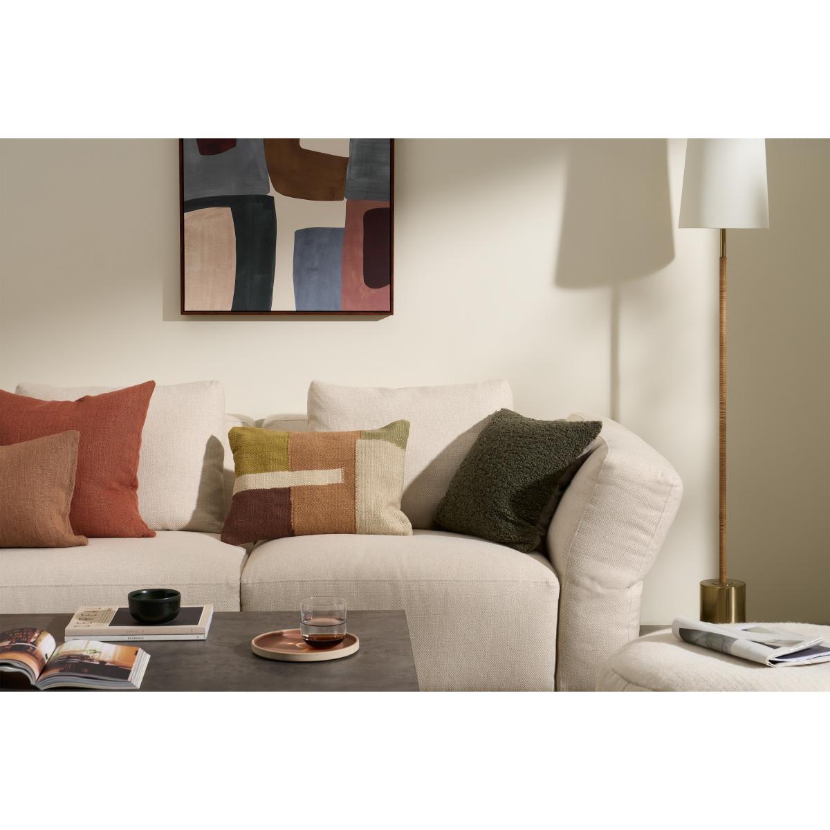 Xanthe Cushion, 35 x 50 cm, Multi Recycled Cotton Blend – image 3