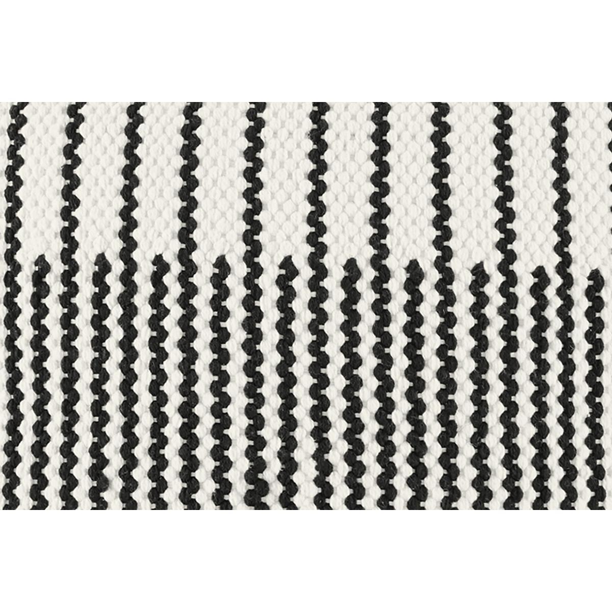 Caixa Woven Cushion, 45 x 45cm, Black & Off White – image 7