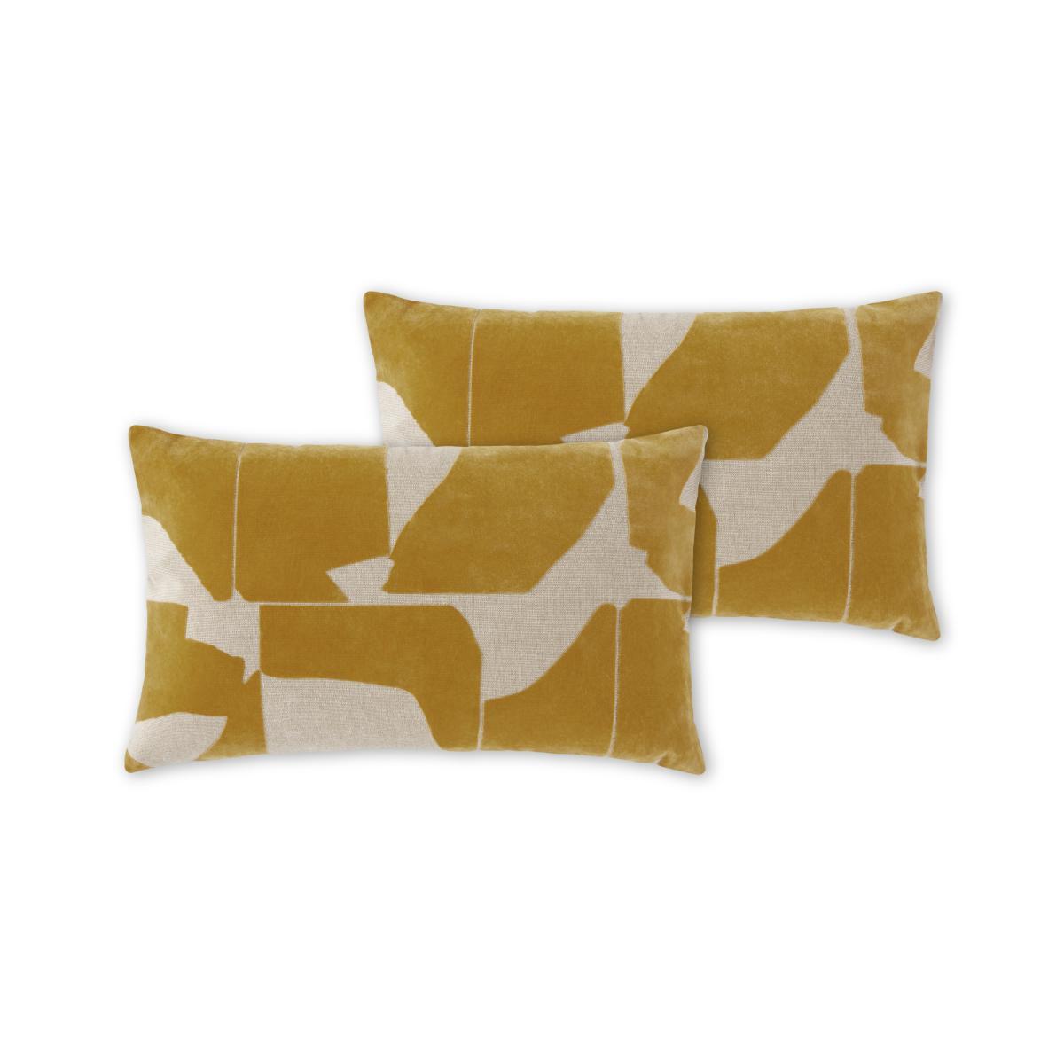 Rudzi Set of 2 Cushions, 30 x 50cm, Tan – image 2