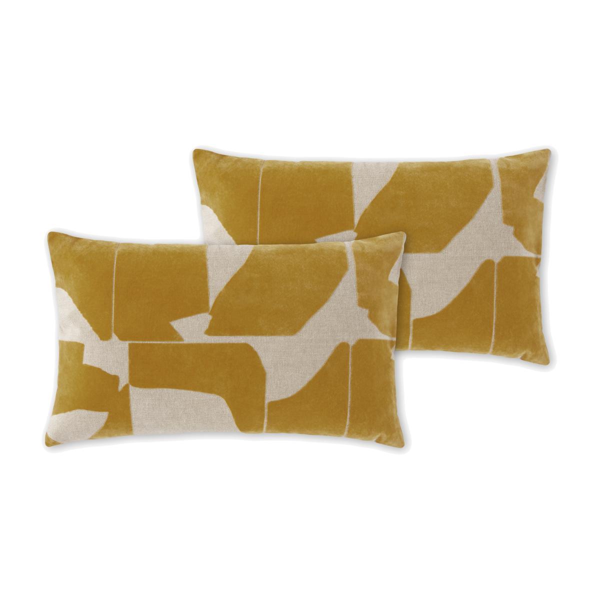 Rudzi Set of 2 Cushions, 30 x 50cm, Tan – image 1