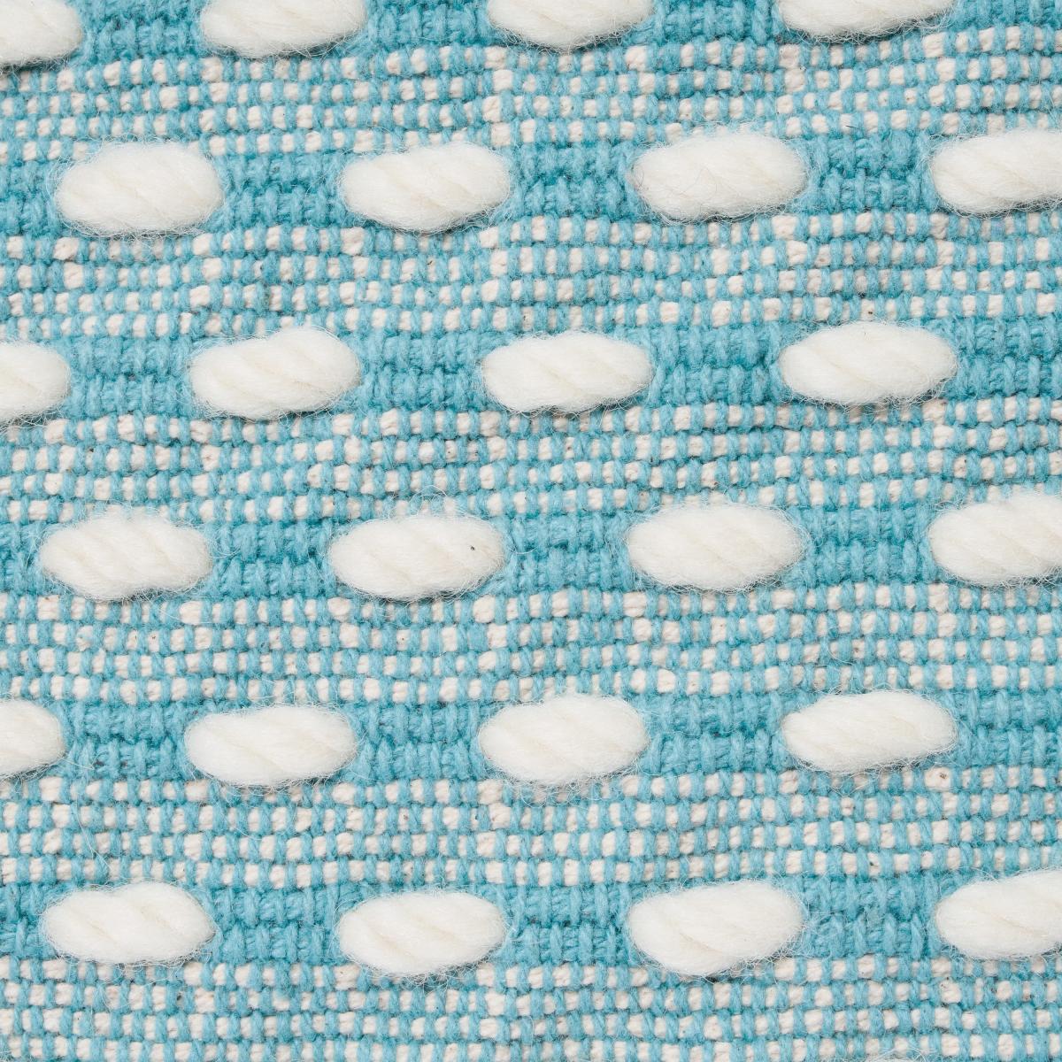 Mac Wool & Cotton Blend Cushion, 45 x 45 cm, Teal – image 5