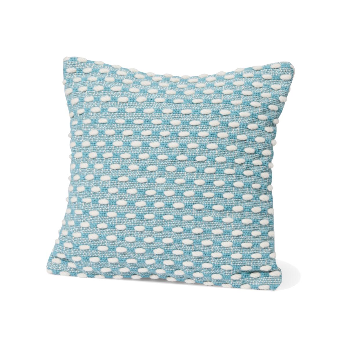 Mac Wool & Cotton Blend Cushion, 45 x 45 cm, Teal – image 1
