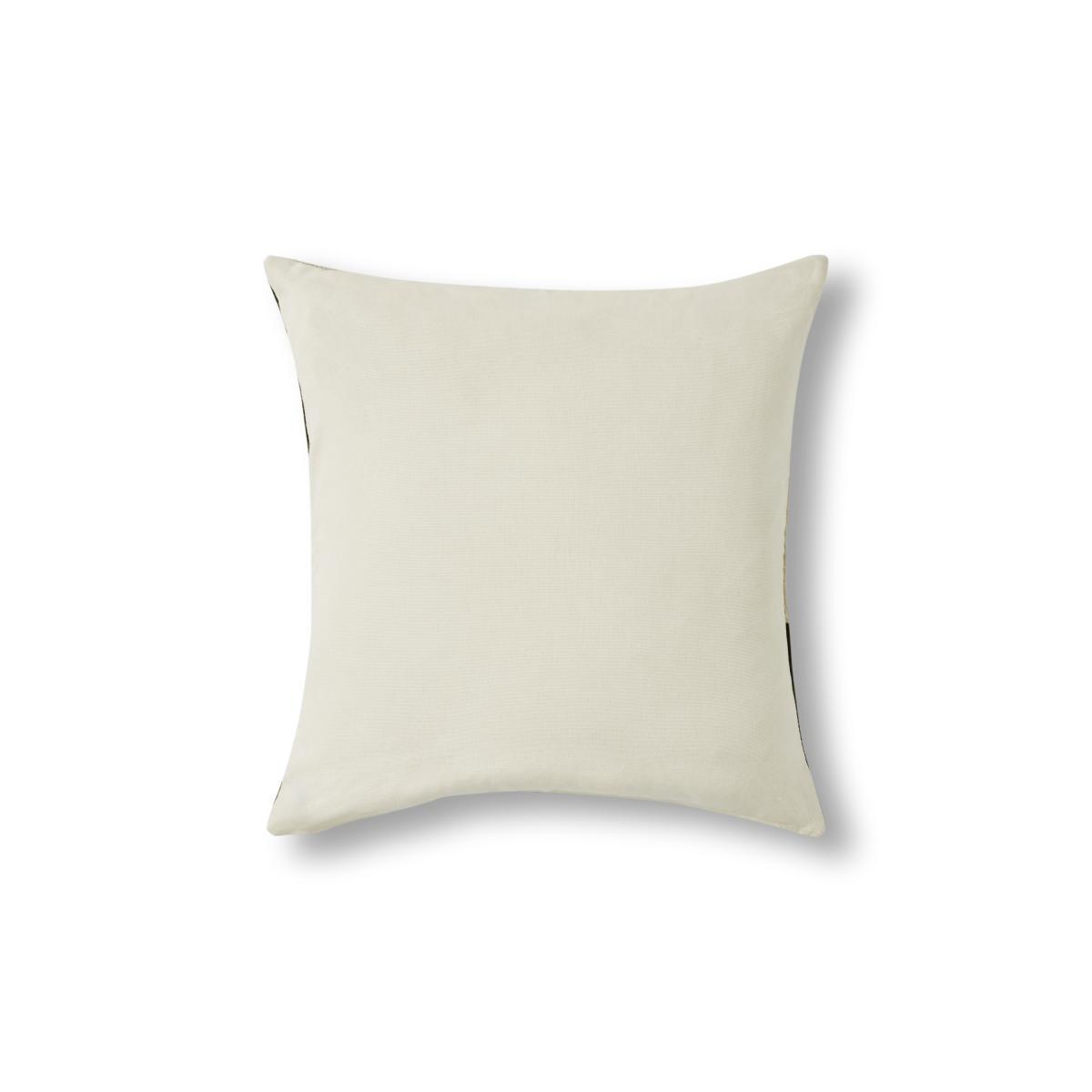 Zayyan Embroidered Cushion, 45 x 45cm, Green & Grey – image 5