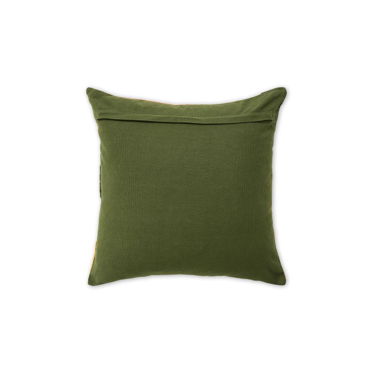 Zonje Embroidered Cushion, 45 x 45cm, Terracotta – image 5