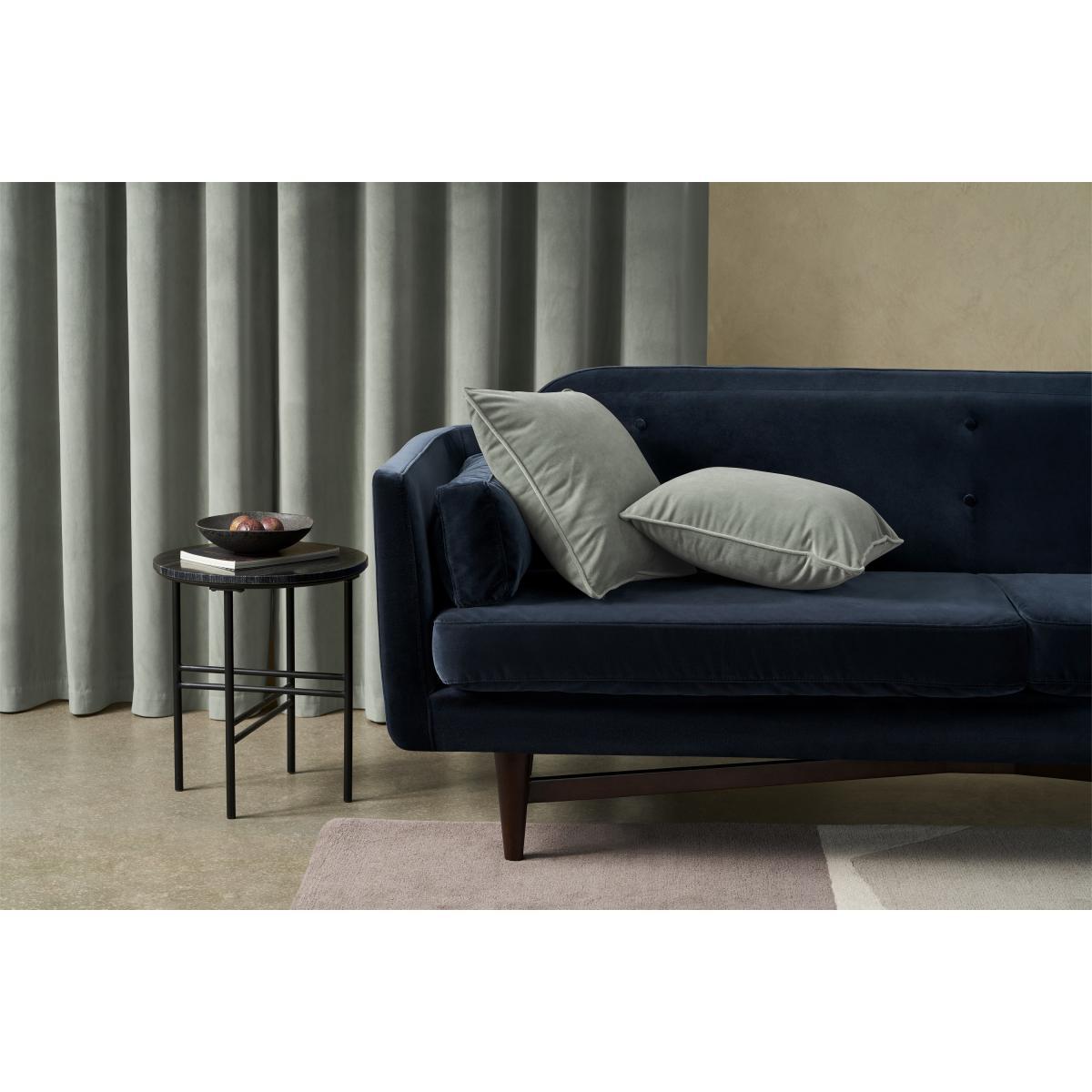 Julius Set of 2 Velvet Cushions, 45 x 45cm, Soft Green – image 3