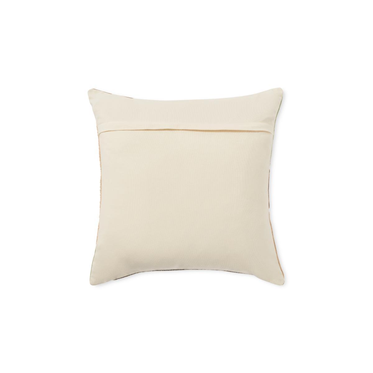 Isola Embroidered Cotton Cushion, 50 x 50cm, Multi – image 5