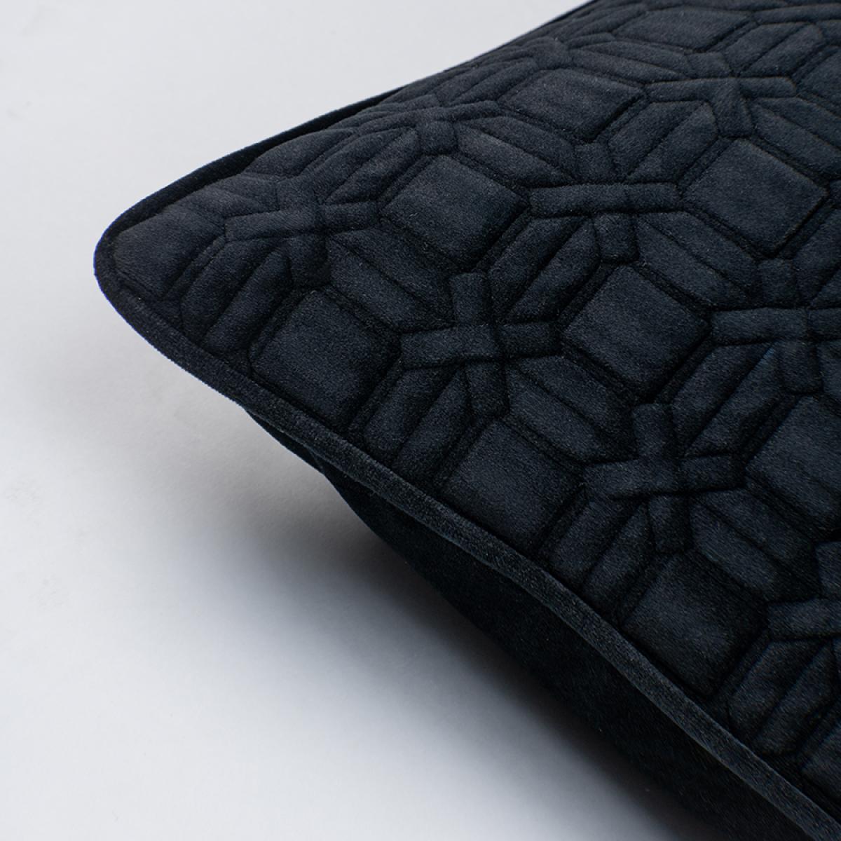 Black Octagon Square Cushion – image 3