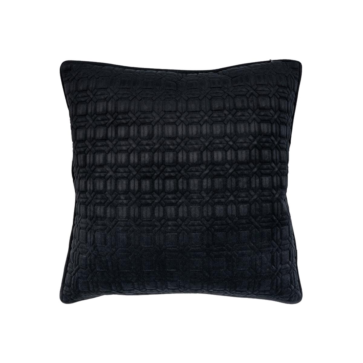 Black Octagon Square Cushion – image 1