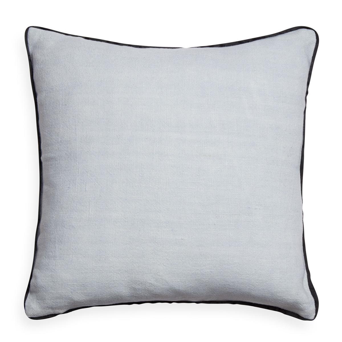 Bijoux Emblem Cushion - / 46 x 46 cm - Linen & hand-embroidered beads by Jonathan Adler Multicoloured – image 2