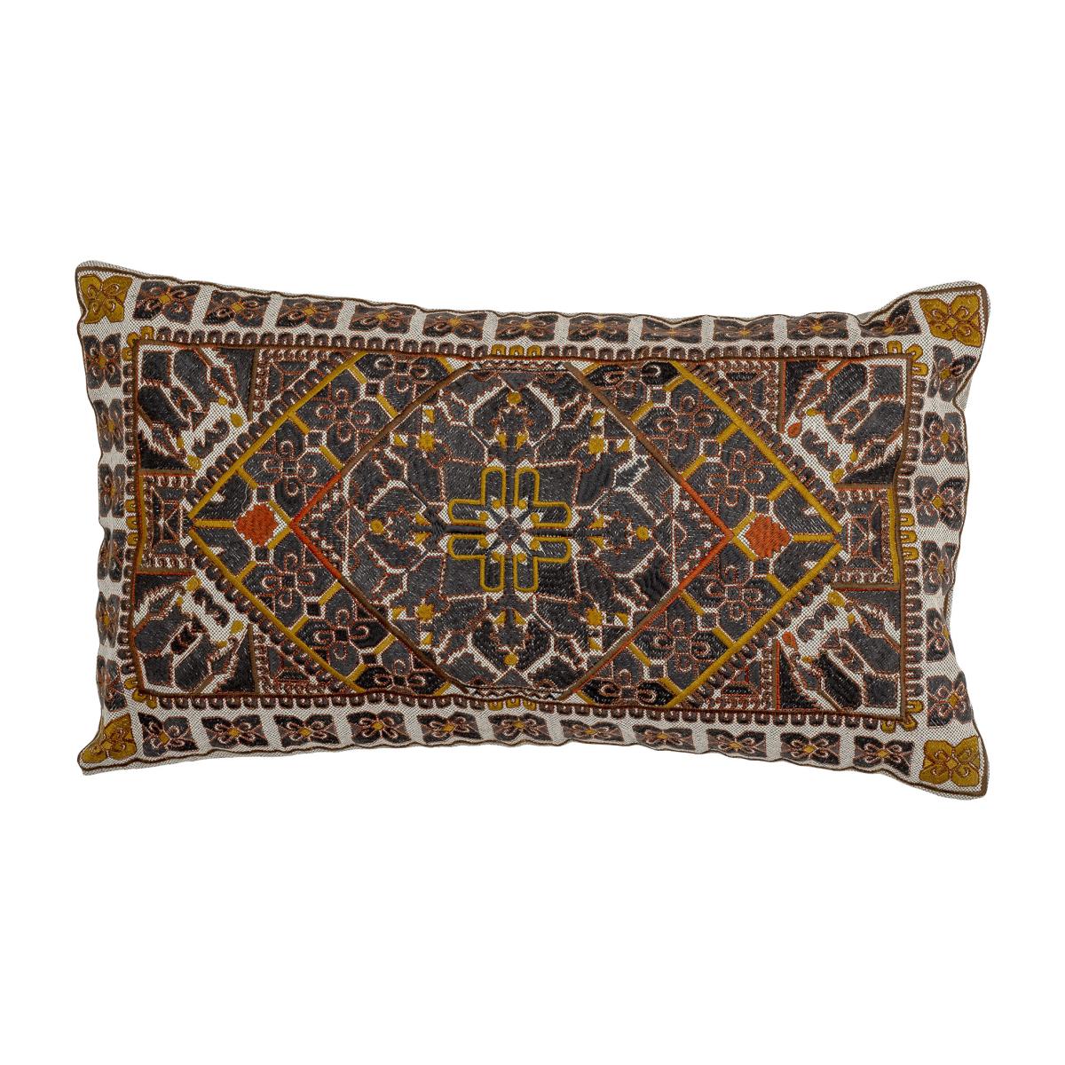 Emalie Cushion textile multicoloured / 60 x 35 cm - Embroidered motifs - Bloomingville – image 1