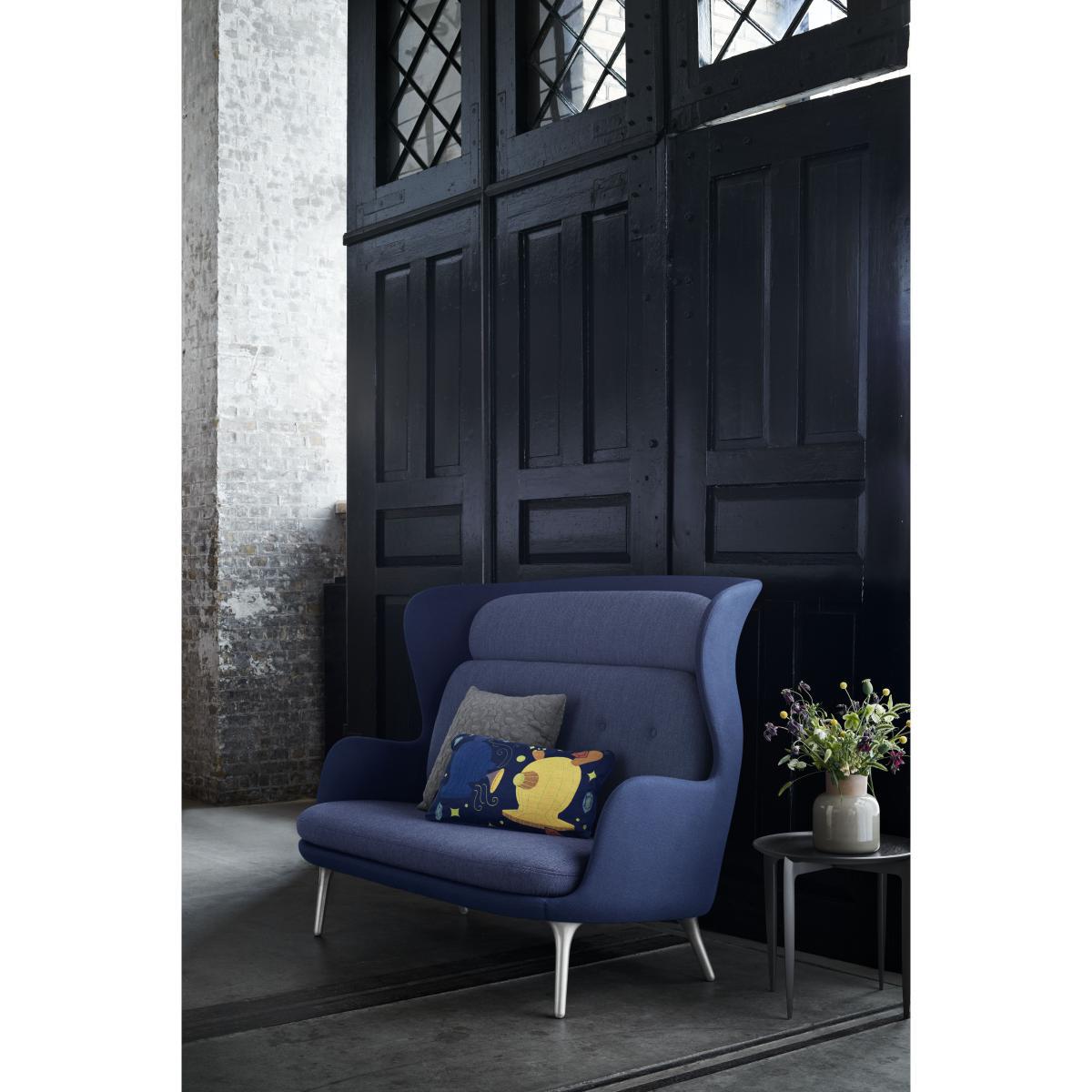 Jaime Hayón Cushion - / 37 x 58 cm by Fritz Hansen Blue/Multicoloured – image 2