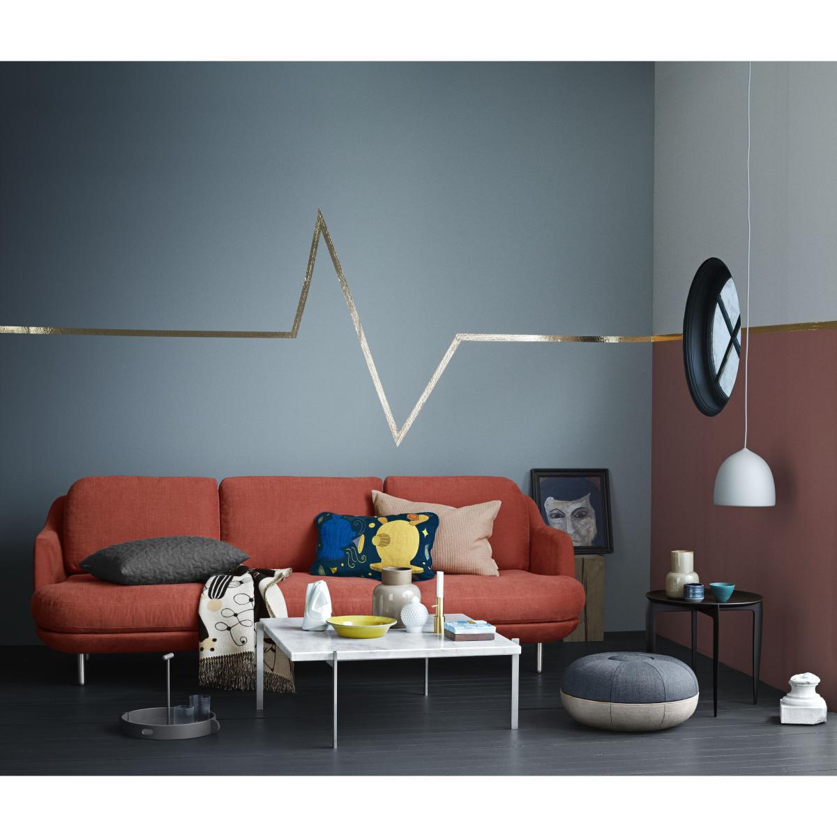 Jaime Hayón Cushion - / 37 x 58 cm by Fritz Hansen Blue/Multicoloured – image 3