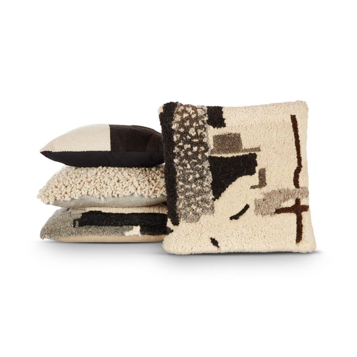 Abstract Cushion - / 45 x 45 cm by Tom Dixon Beige – image 6