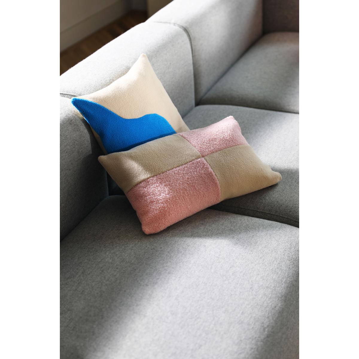 Check Cushion - / 50 x 30 cm by & klevering Pink/Beige – image 2
