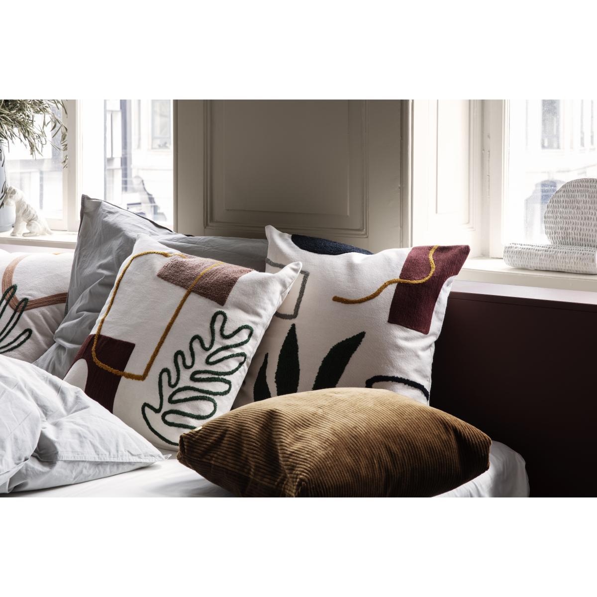 Mirage Cushion - / Embroidered - 50 x 50 cm by Ferm Living Multicoloured – image 2