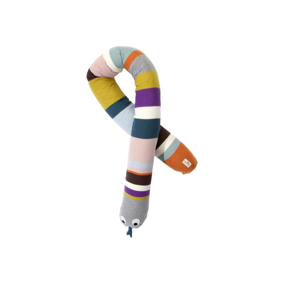 Mr Snake Cushion by Ferm Living Multicoloured – image 1
