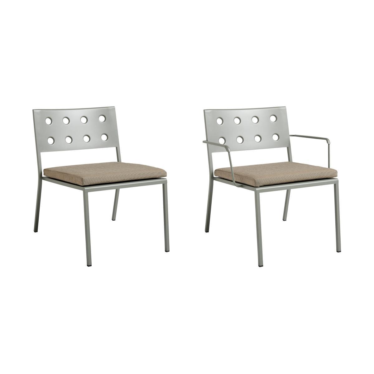 Seat cushion - / For Balcony chair and lounge chair by Hay Black – image 2
