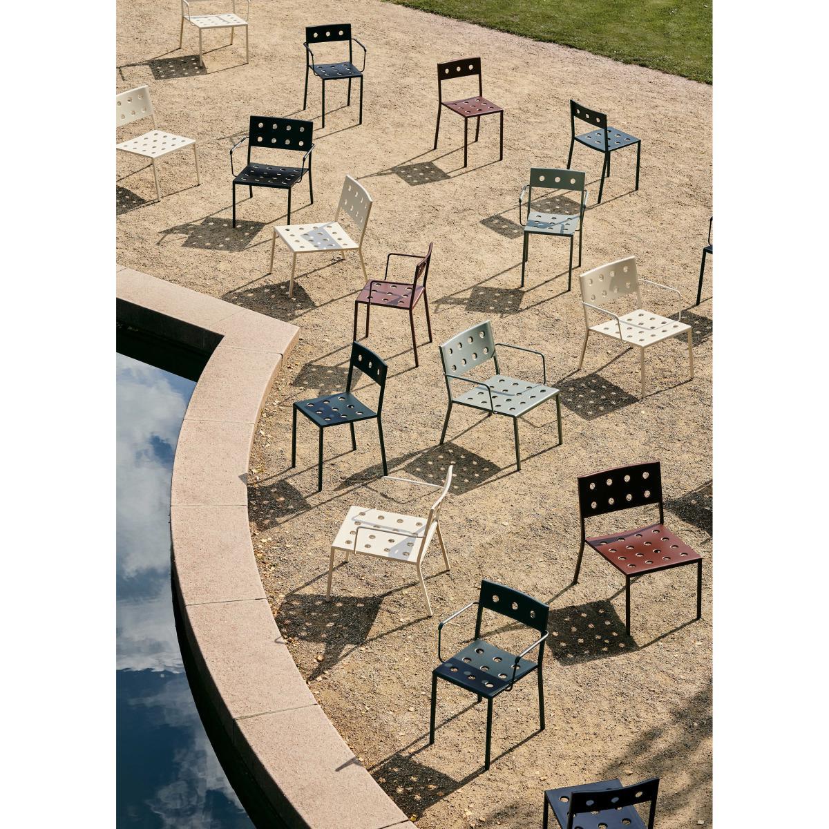 Seat cushion - / For Balcony chair and lounge chair by Hay Black – image 3