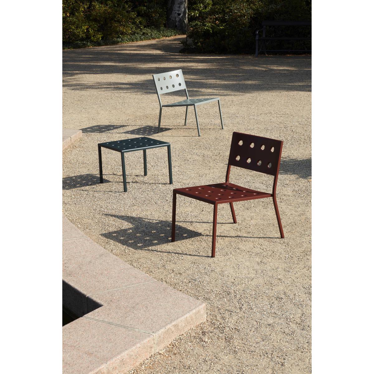 Seat cushion - / For Balcony chair and lounge chair by Hay Black – image 4