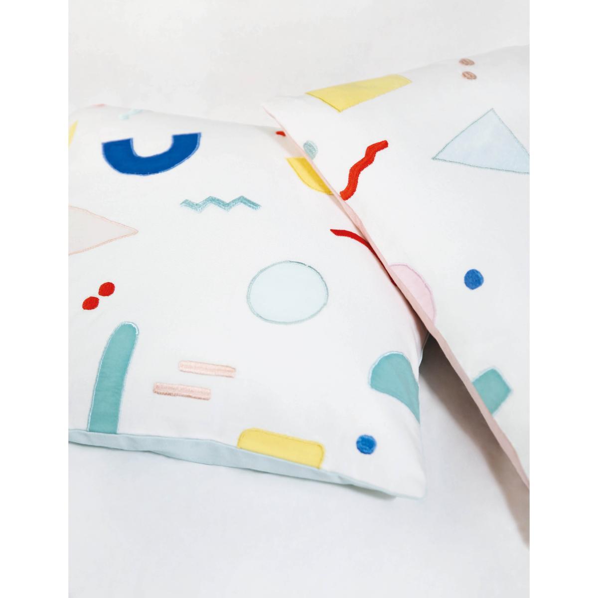 Painted graphic Cushion - / 40 x 40 cm by & klevering Multicoloured – image 4