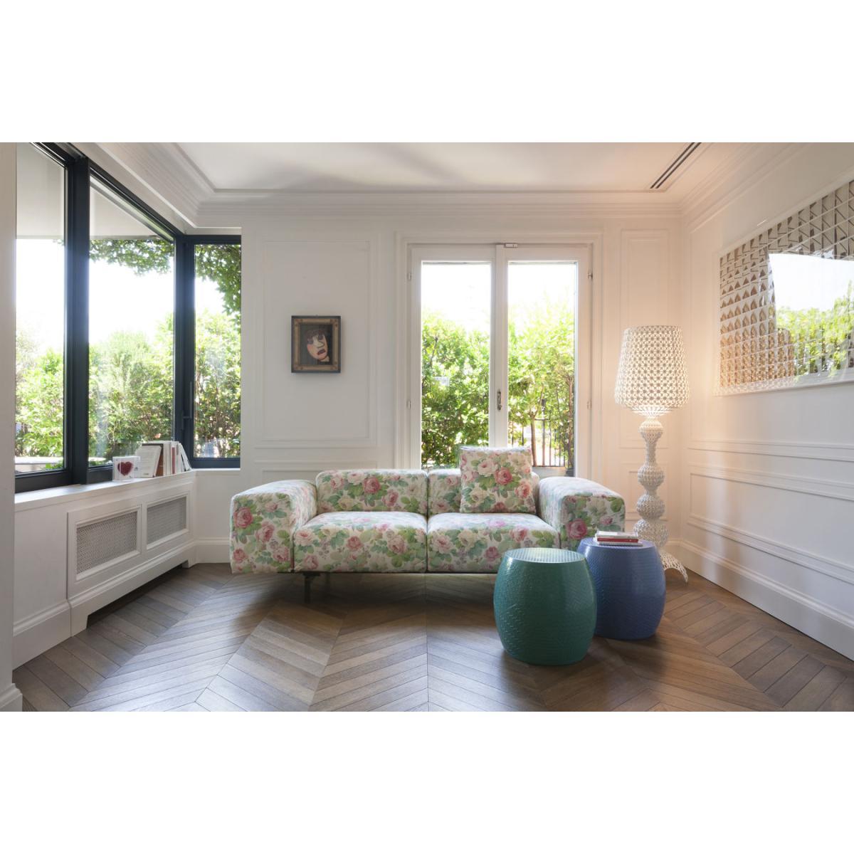 Cushion - / 48 x 48 cm by Kartell Pink/Multicoloured/Green – image 2