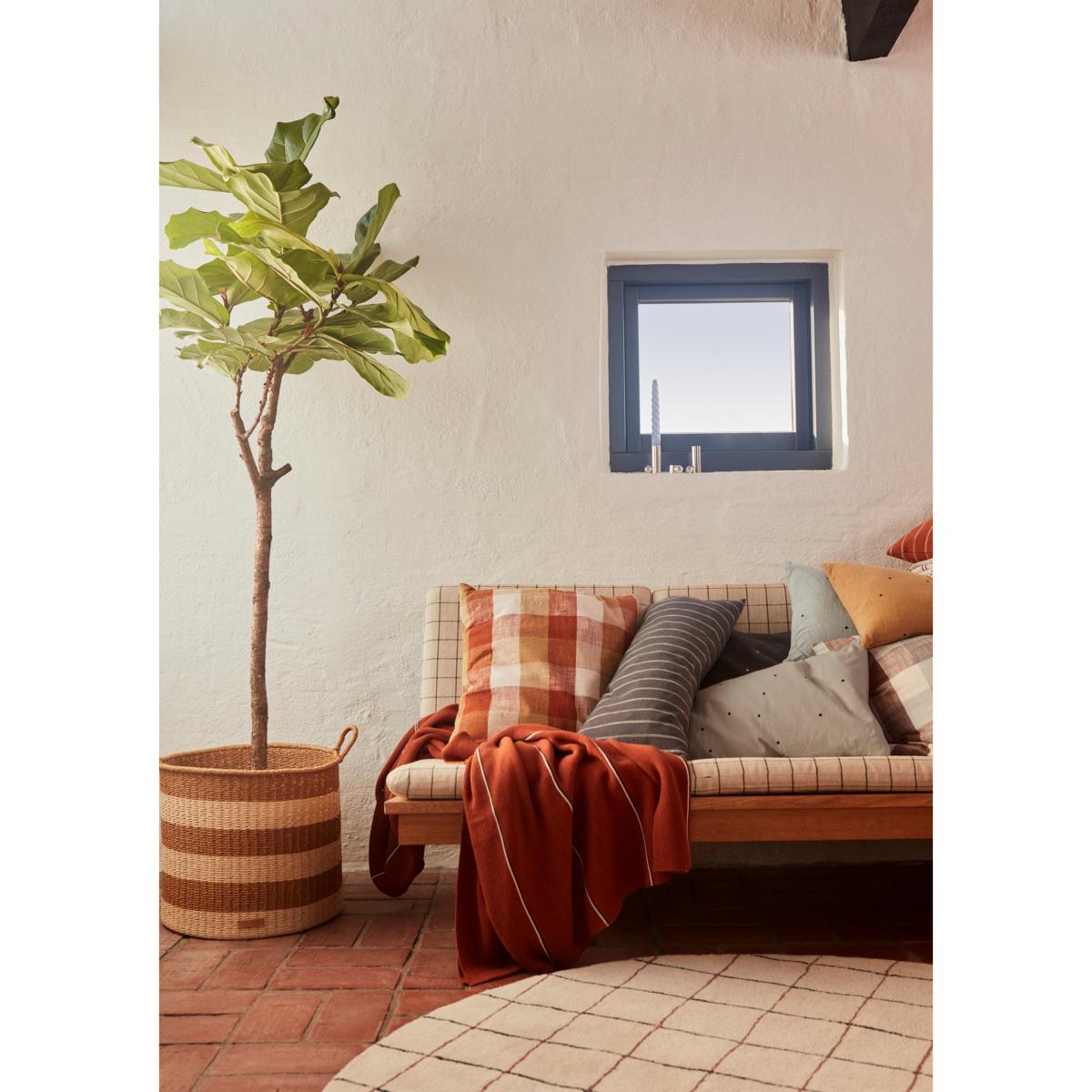 Kyoto Dot cushion 30x60 cm Curry – image 2