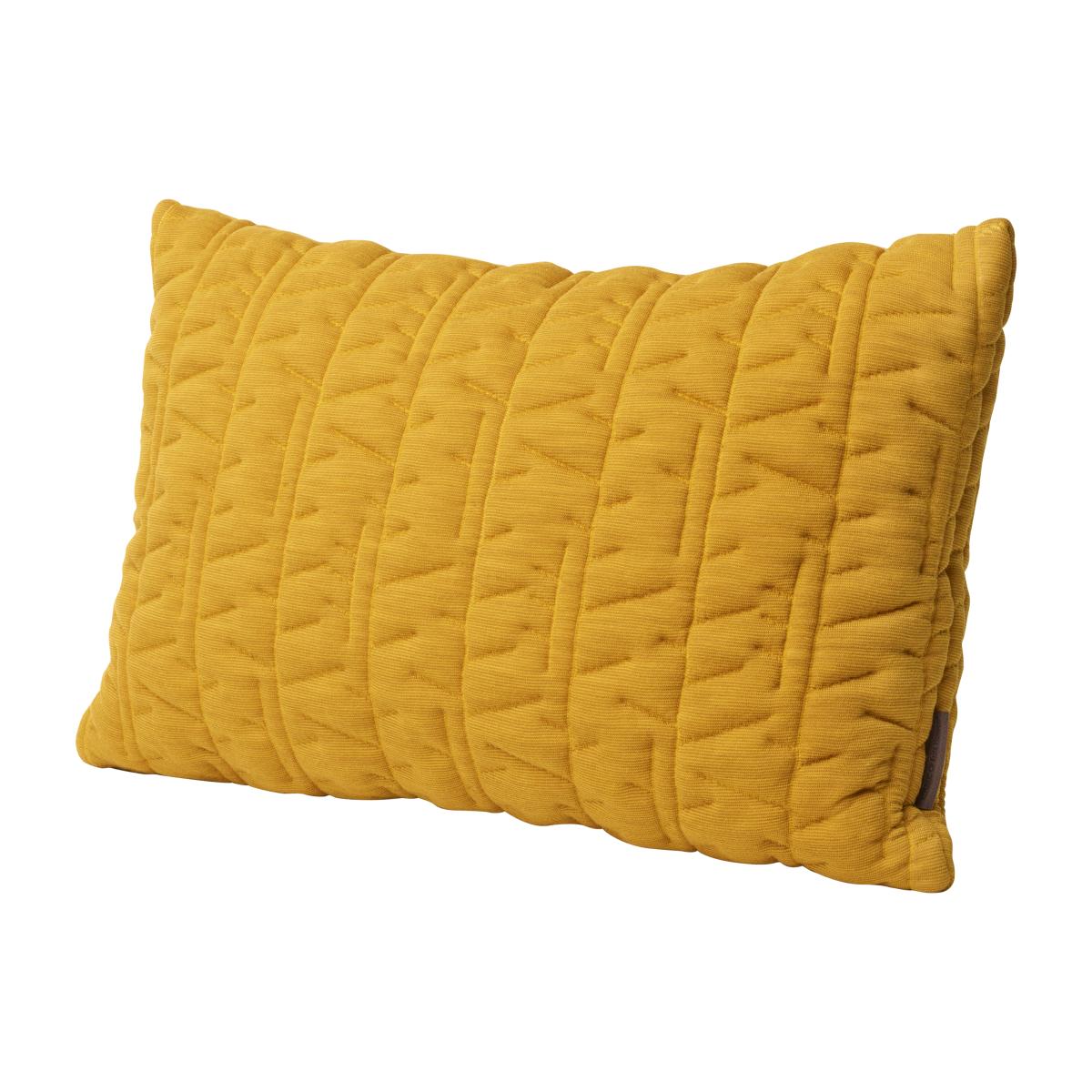 Tassel cushion 56x36 cm Ochre yellow – image 1