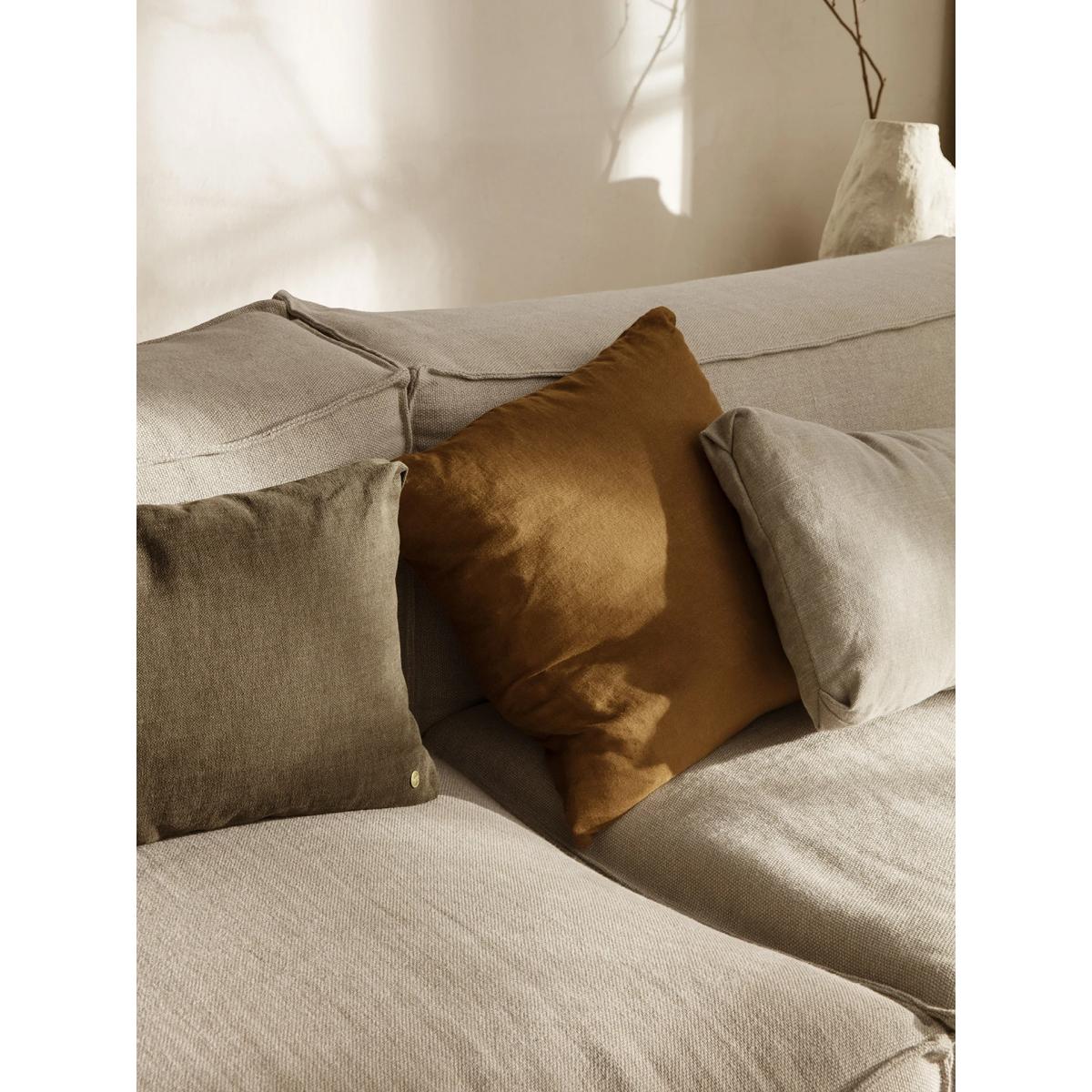 Ferm Living Clean cushion Hot Madison 40x60 cm Smoked chocolate – image 3