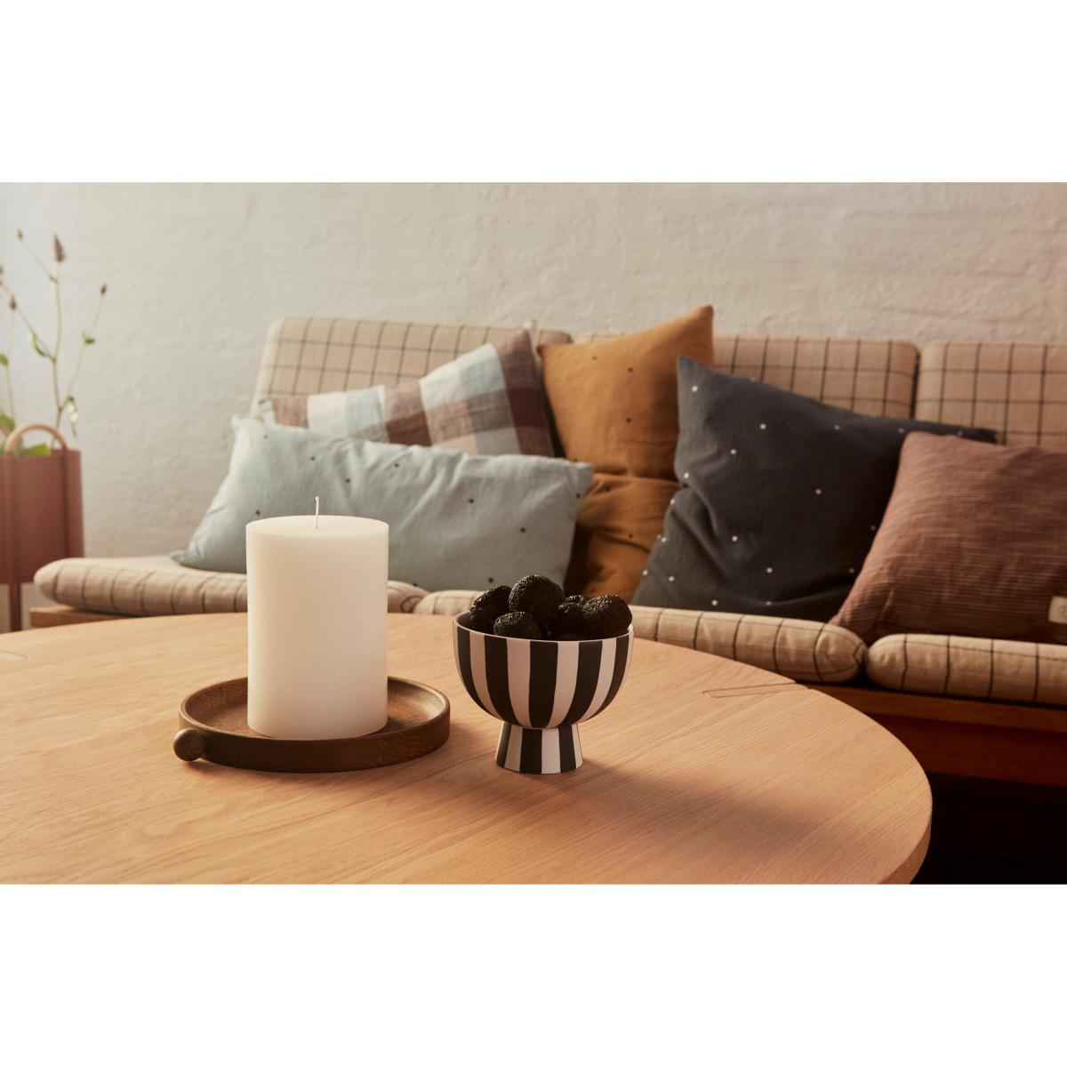 Kyoto Dot cushion 30x60 cm Clay – image 2