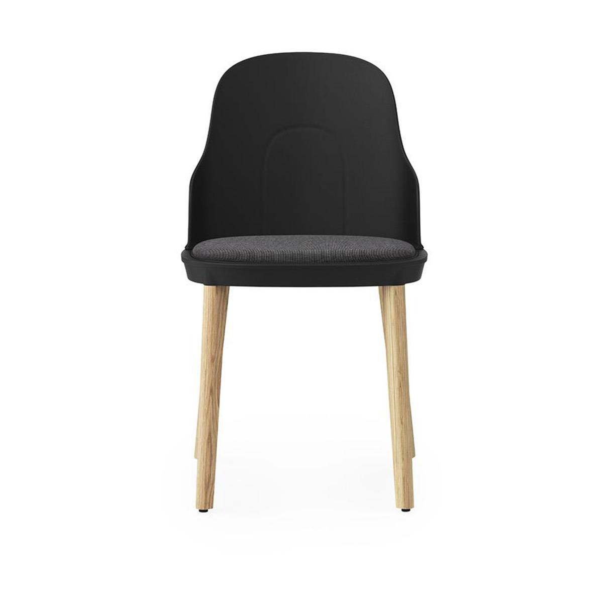 Normann Copenhagen Allez chair with cushion and oak legs Black – image 2