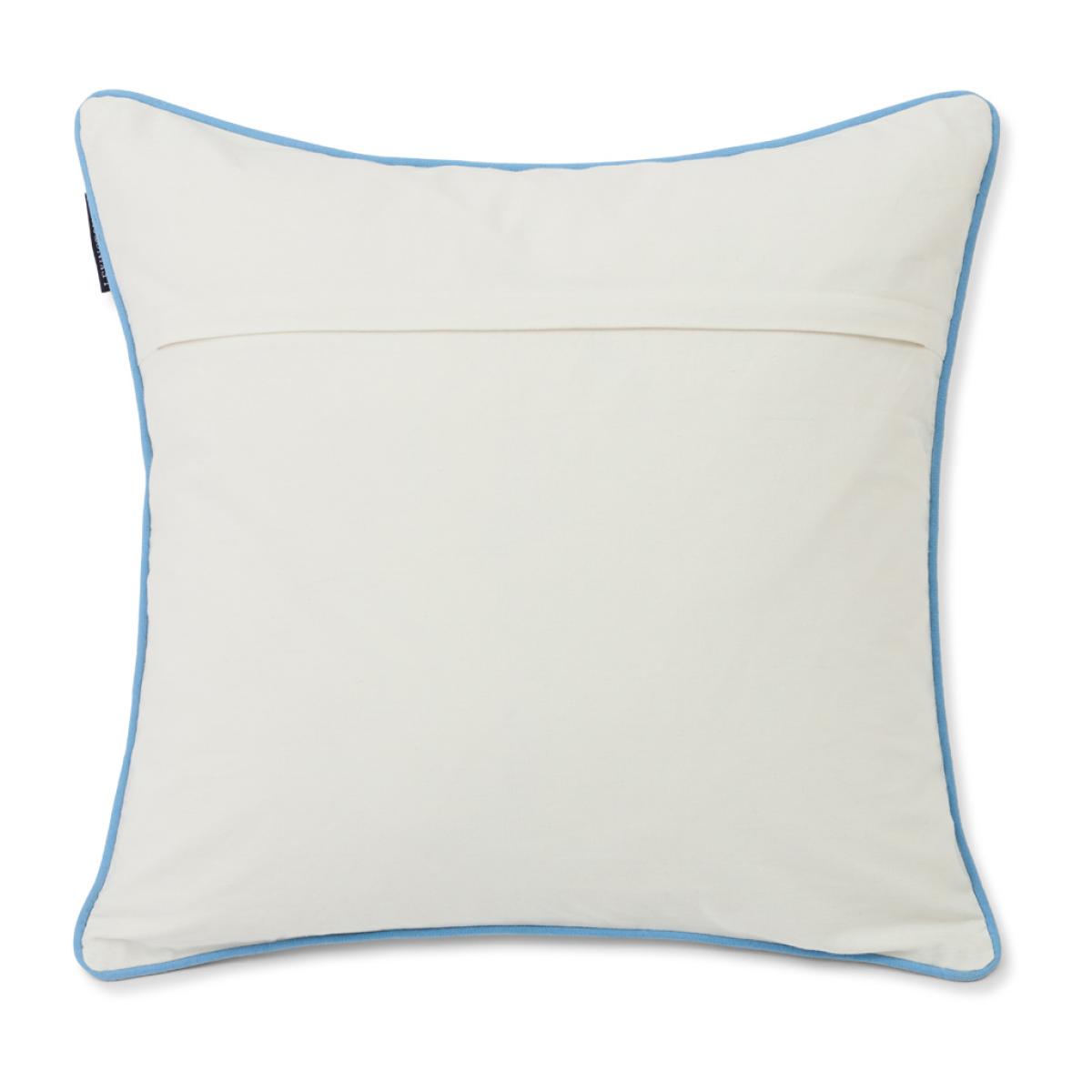 Since 1993 Organic Cotton pillowcase 50x50 cm White-blue – image 2